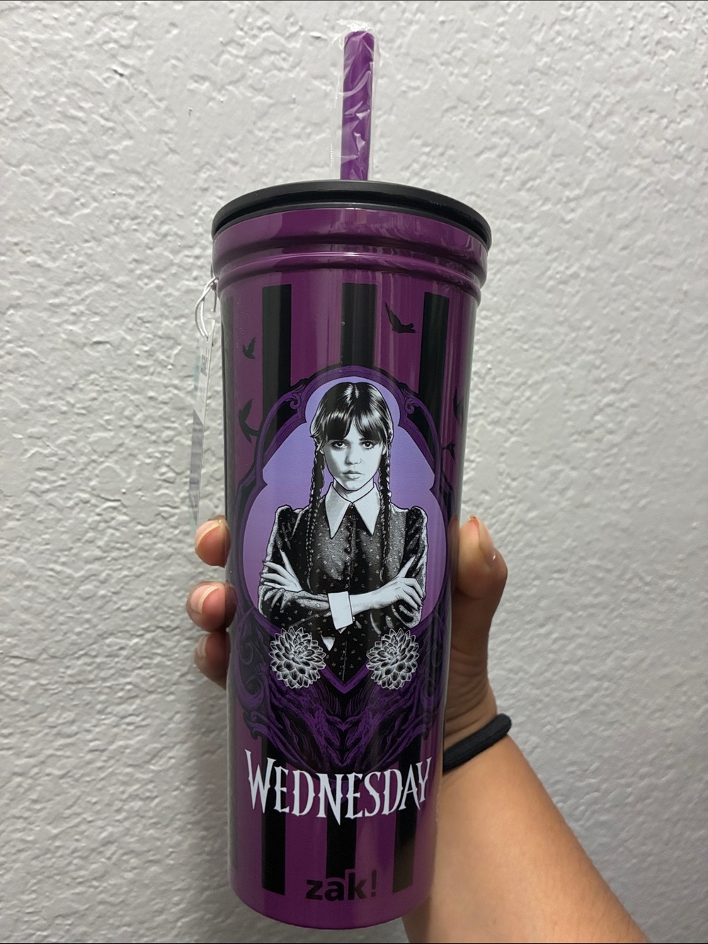 Zak! - Wednesday Tumbler 23oz. 💜